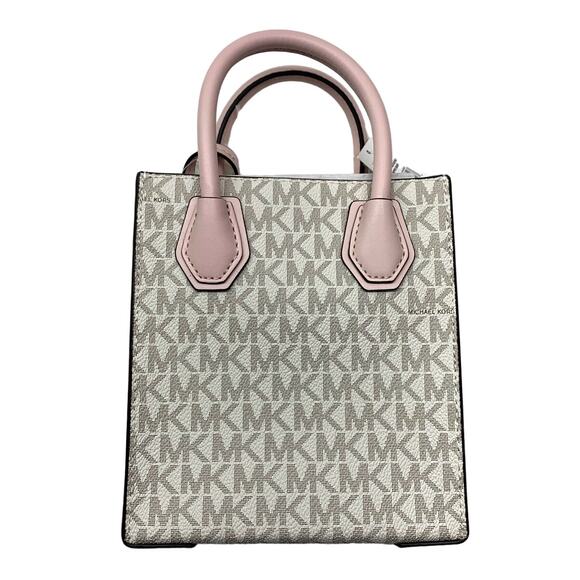 NWT Michael Kors Mercer Extra-Small Logo and Leather Crossbody Bag - Picture 3 of 11